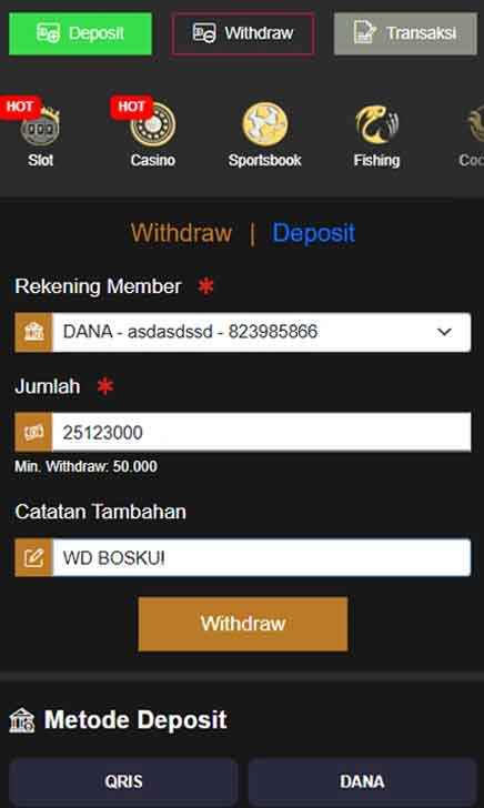 withdraw In858